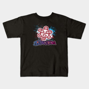 Graffiti Splash Taino Sun Kids T-Shirt